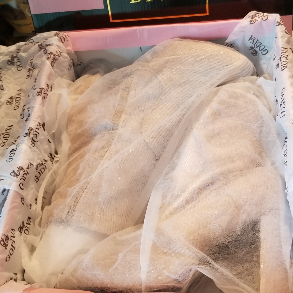 NWT Champagne Velvet Booties - Picture 4 of 5